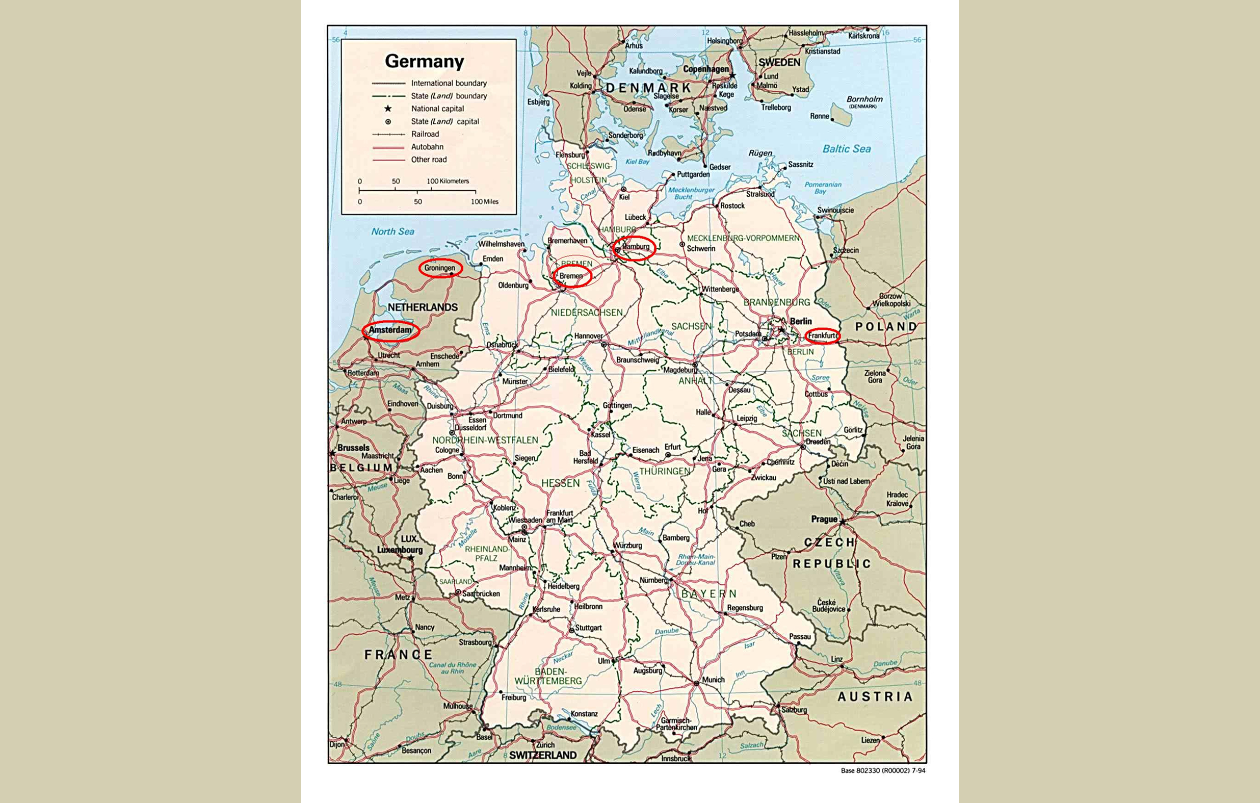 Travel from Germany